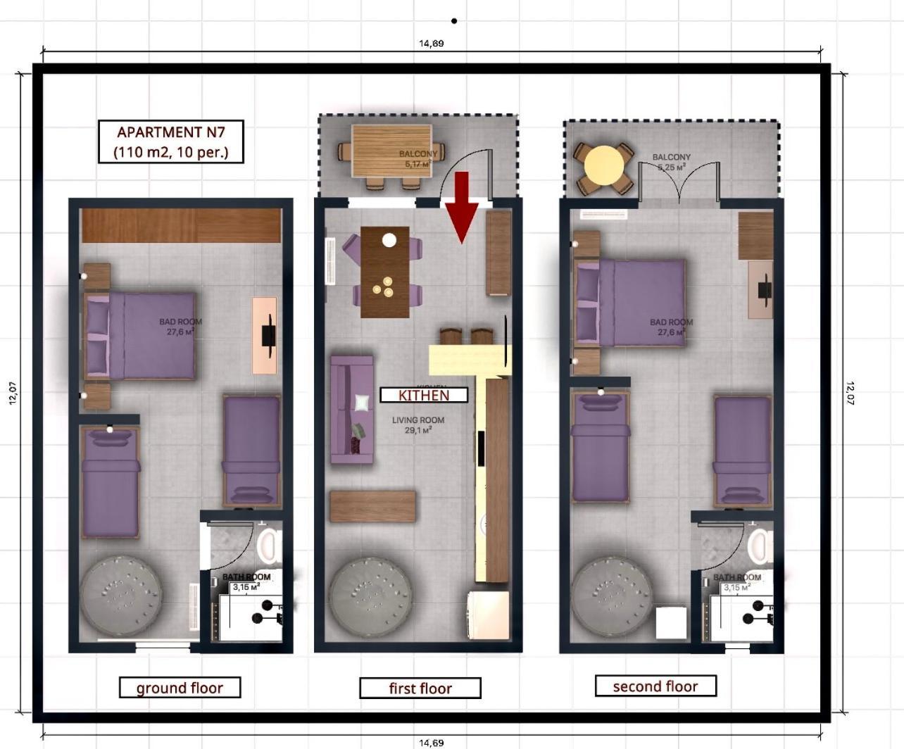 Ellinfos Aparthotel Hanioti Luaran gambar