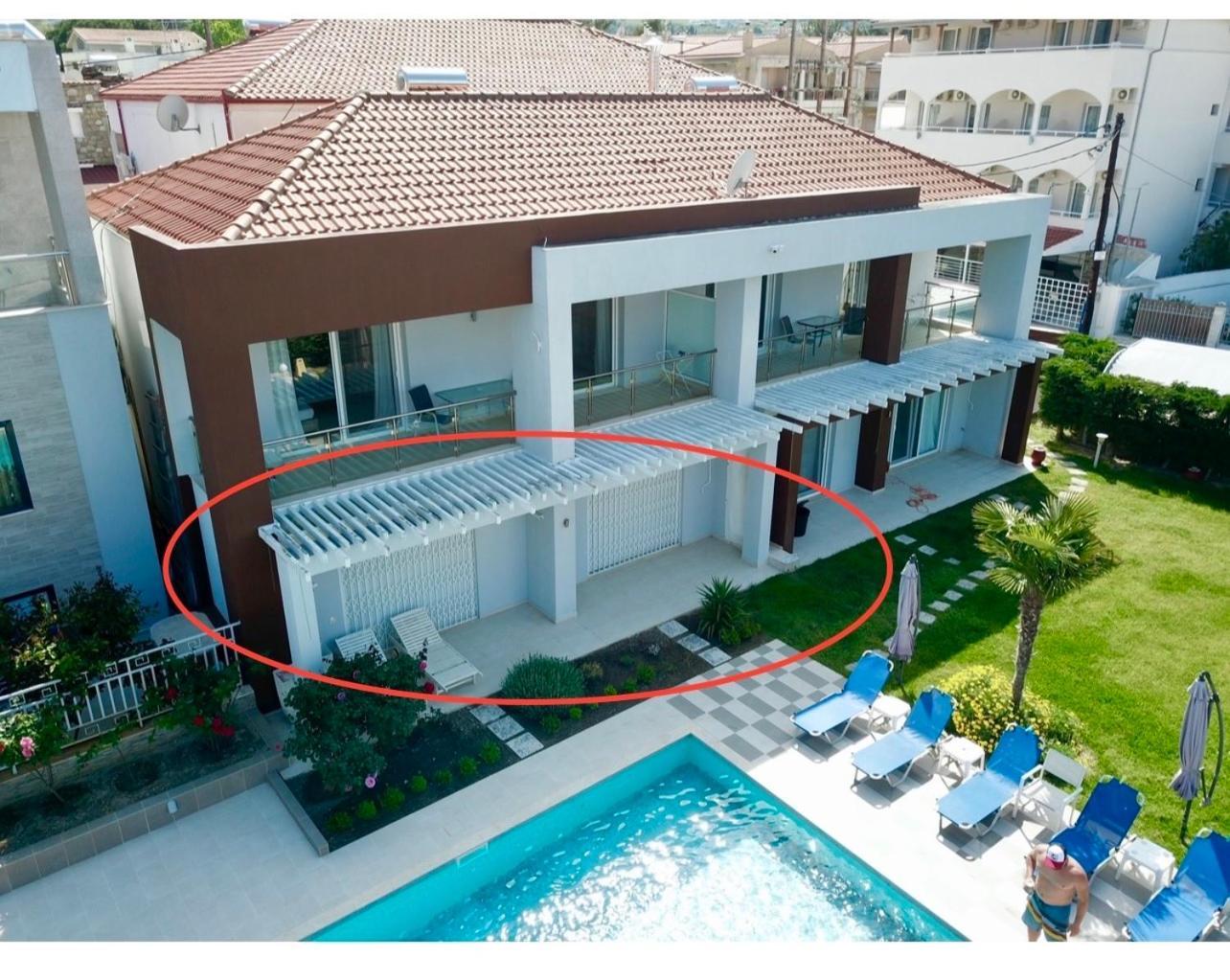 Ellinfos Aparthotel Hanioti Luaran gambar